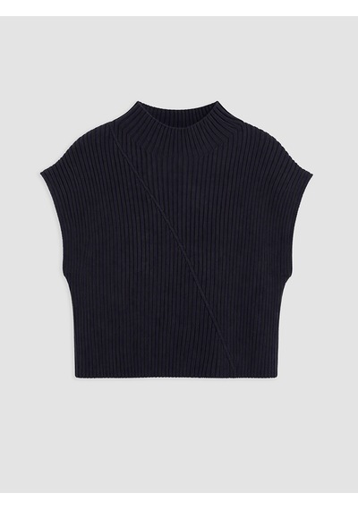Lcw Comfort Lacivert Yarım Balıkçı Yaka Kadın Süveter