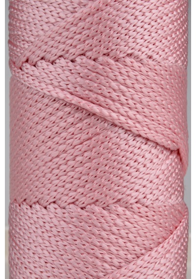 Sensy Premium Polyester Makrome Ipi 5 Mm Pp Cord 2li Set Pembe, Jumbo Ip, Makrame, Supla, Çanta Ipi
