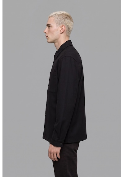 Defacto Regular Fit Çift Cepli Gömlek Ceket H6548ax26aubk81 Siyah-bk81