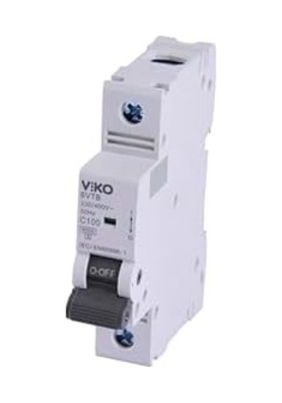 6vtb-1c100 Otomatik Sigorta 6ka C Tipi 1 Kutup 100a