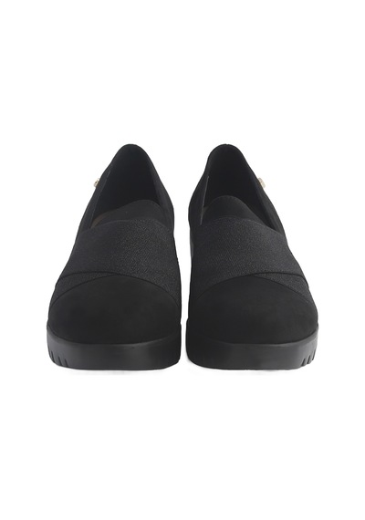 Sneaker Günlük Kadın Diğer 952565ds Donna Serena 2565 Ds Camoscio Nero Siyah