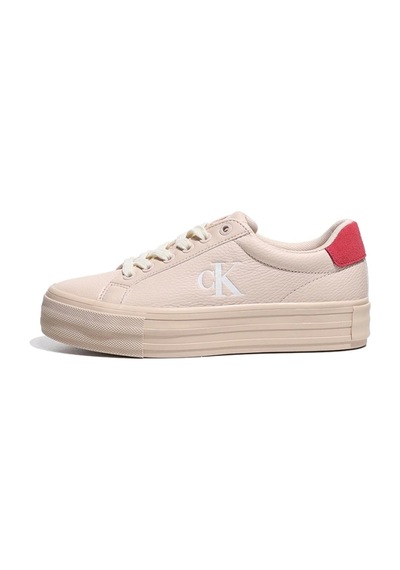 Calvin Klein Kadın Pembe Logolu Sneakers Pembe