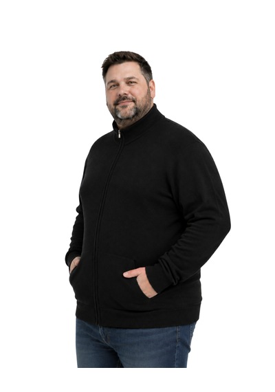 Battalmoda Erkek Büyük Beden Siyah Basic Cepli Triko Hırka 3xl-4xl-5xl-6xl Battalmoda Erkek Büyük Beden Siyah Basic Cepli Triko Hırka 3xl-4xl-5xl-6xl