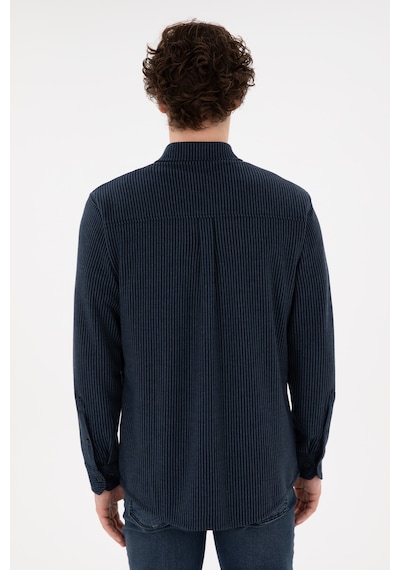 U.s. Polo Assn. Erkek Lacivert Gömlek Örme 50290770-vr033 Lacivert
