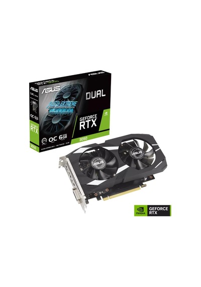 Asus Geforce Dual-rtx3050-o6g 6gb Gddr6 96bıt 1xhdmı 1xdp 1xdvı Ekran Kartı