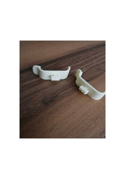 Zebra Perde Kornişe Takma Aparatı 10 Adet 4,5 Cm Plastik Krem - 265425399 Krem