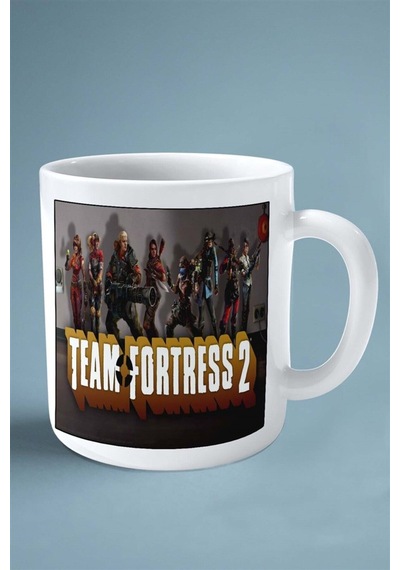 Team Fortress Oyun Baskılı Kupa Bardak Çift Taraflı Kişiye Özel Model 1 Çok Renkli