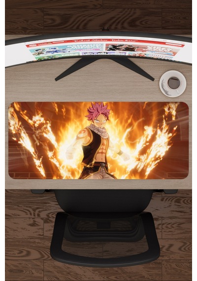 Fairy Tail Anime V1 - 70x30 Xl Gaming Kauçuk Kaymaz Taban Mouse Pad Fare Altlığı