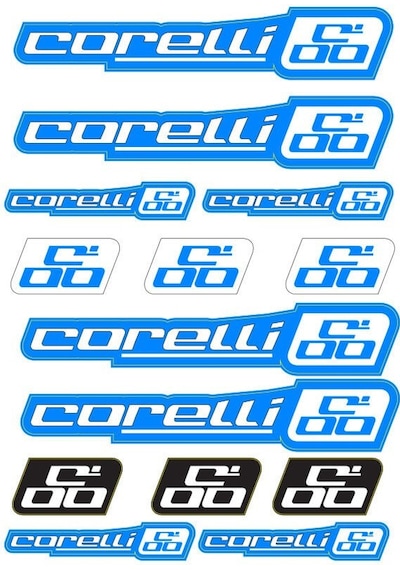 Corelli Bisiklet Sticker Seti Diğer