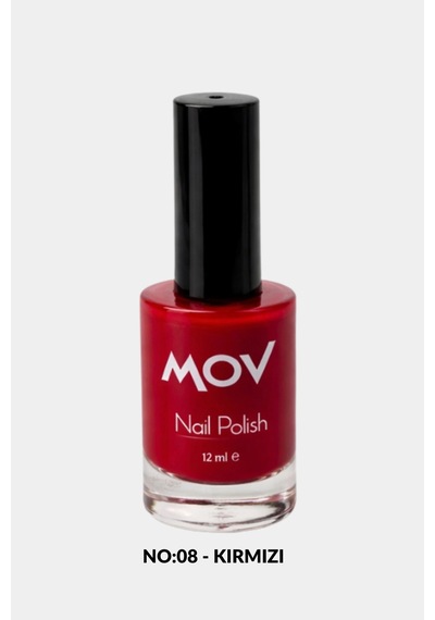 Mov Oje No: 08 Kırmızı 10 Geranium Red