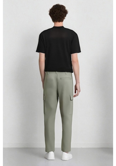 DeFacto Relax Fit Rahat Kesim Yazlık Pantolon Kargo Cepli Düz Paça D5967AX25SPKH442