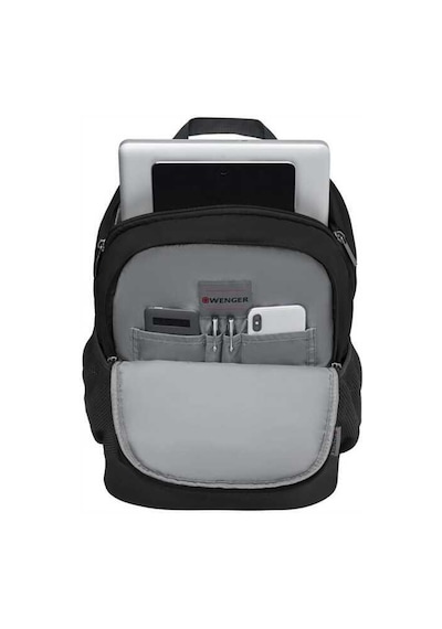 Wenger Quadma 16" Laptop Sırt Çantası Siyah Çok Renkli