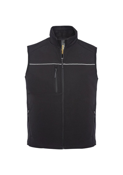 My Form Softshell Outdoor Su Geçirmez Yelek-sıyah Siyah