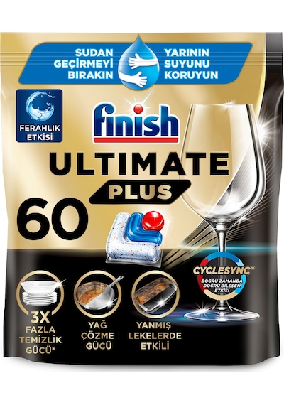 Finish Ultimate Plus Hepsi 1 Arada 60 Tablet 732g
