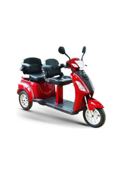 3 Tekerlekli Çift Koltuklu 2 Kişilikli Elektrik Motosiklet Branda