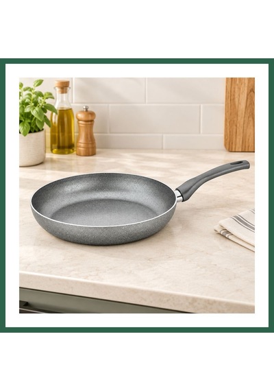 Bezos Granit Tava 22 Cm Tek Saplı Bzs01
