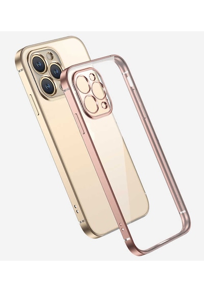 Apple Uyumlu iPhone 13 Pro Max Kılıf Zore Gbox Kapak Gümüş
