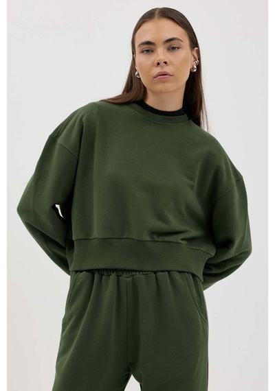 Buly Cozy Bisiklet Yaka Sweatshirt Çok Renkli