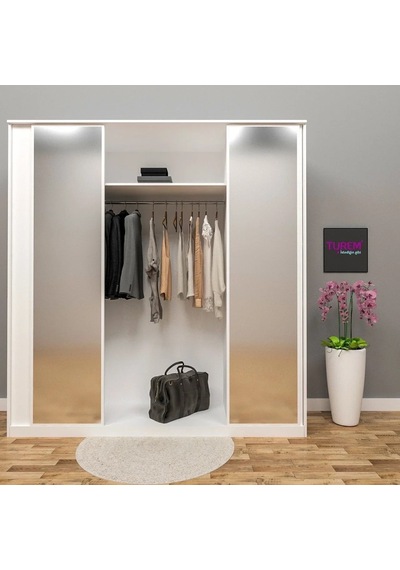 Rudy Aynalı Gardırop Mdf Sis Gri Rudy Aynalı Gardırop Mdf Sis Gri