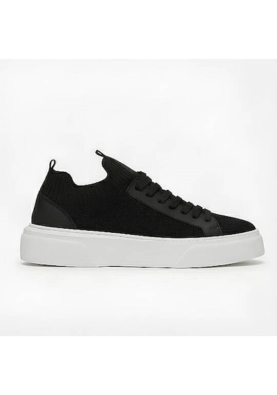 Daytex 1111-1 Erkek Full Triko Neolit Taban Sneaker Siyah