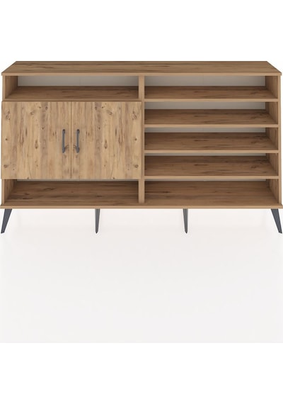 Arges Konsol 7 Raflı 2 Kapaklı 176x30x99 Çam-çam/antrasit Çam-çam/antrasit Arges Konsol 7 Raflı 2 Kapaklı 176x30x99 Çam-çam/antrasit Çam-çam/antrasit