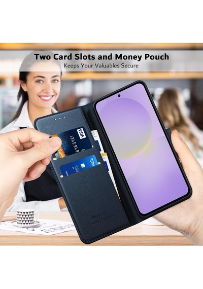 Samsung Galaxy A27 İle Uyumlu Kılıf Cüzdanlı Kapaklı Kartlıklı Standlı Kamera Korumalı Kapak + 1 Adet Ekran Koruyucu Cam, Mavi Çok Renkli Samsung Galaxy A27 İle Uyumlu Kılıf Cüzdanlı Kapaklı Kartlıklı Standlı Kamera Korumalı Kapak + 1 Adet Ekran Koruyucu Cam, Mavi Çok Renkli