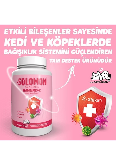 Solomon Süper Bağışıklık Set Kedi Ve Köpek İçin Glucosamine - Urinary - Immune C