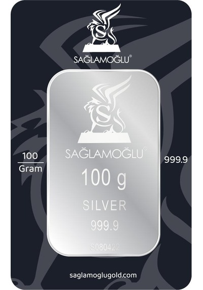Sanal Kuyumculuk 100 Gram Külçe Gümüş
