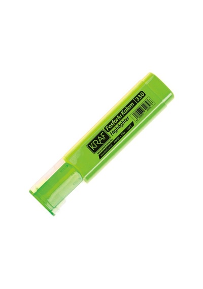 Kraf Fosforlu Kalem 330 Yeşil