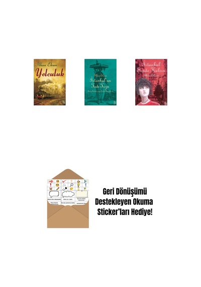 Yolculuk + İstanbul'un Tadı Tuzu + İstanbul Sende Kalsın + Okuma Sticker'ları