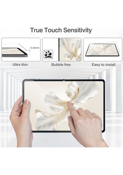 Honor Pad 9 Ekran Koruyucu Temperli Cam 9h Sertlik, Ultra Şeffaf Ve İnce Tasarım, Darbe Ve Çizilmelere Karşı Koruma, Kolay Uygulanabilir, Parmak İzi Önleyici Tablet Cam Film