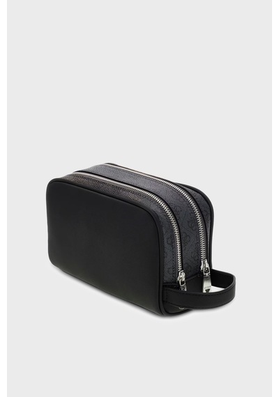 Guess Sydney Logolu Tek Saplı Çanta Pmsysyp6461 Erkek Çanta Pmsysy P6461 Bla Siyah