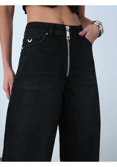Super Baggy Baggy Fit Kadın Pantolon Denim