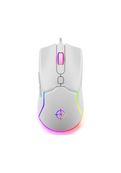 North Air White Kablolu RGB Optik Oyuncu Mouse