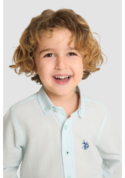 U.S. Polo Assn.  Erkek Çocuk Nil Gömlek Basic 50324683-vr083 Nıl