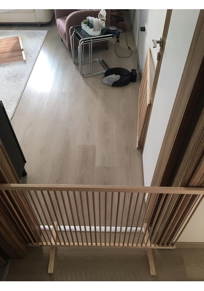 Sık Aralıklı Ahşap Köpek Çiti Yükseklik 70 Cm.