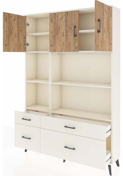 Arges Dolap 8 Raflı 4 Çekmeceli 3 Kapaklı 132x30x195 Aytaşı-çam/aytaşı Atlas Çam/aytası Arges Dolap 8 Raflı 4 Çekmeceli 3 Kapaklı 132x30x195 Aytaşı-çam/aytaşı Atlas Çam/aytası