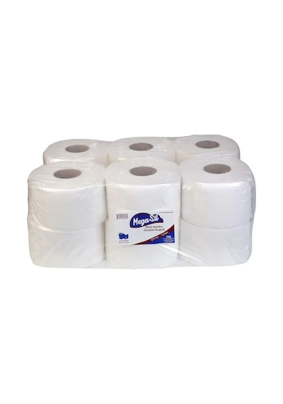 Megasil Mini Jumbo Tuvalet Kağıdı 4 KG 93 M 12 Rulo