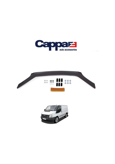 Cappafe Ford Transit Ön Kaput Koruyucu Rüzgarlık 4Mm Abs 06-13