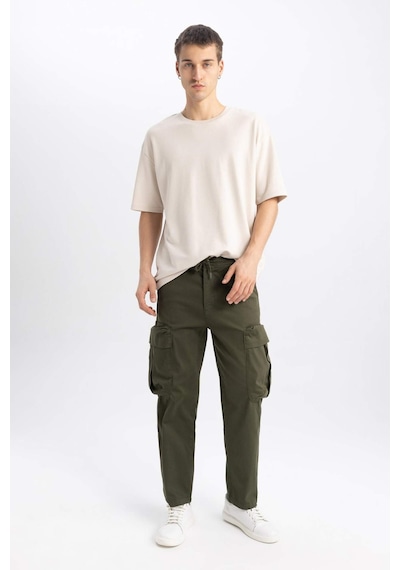 Defacto Gabardin Pantolon Rustik Loose Fit Kargo Cepli B8606AX23WNKH341 Haki Defacto Gabardin Pantolon Rustik Loose Fit Kargo Cepli B8606AX23WNKH341 Haki
