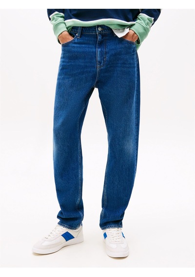Tommy Hilfiger Isaac Rlxd Tprd Bı0152 Co Erkek Mavi Jean - Dm0dm20191
