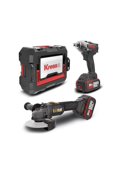 Cat Dxkr1set Dx3130b + Kub30.2 18volt 4.0ah. Çift Akülü Şarjlı Kömürsüz Profesyonel Ortak Akülü Kombo Set