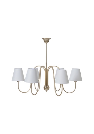 Mudo Home Chamber 6'lı Avize 80 Cm Beyaz