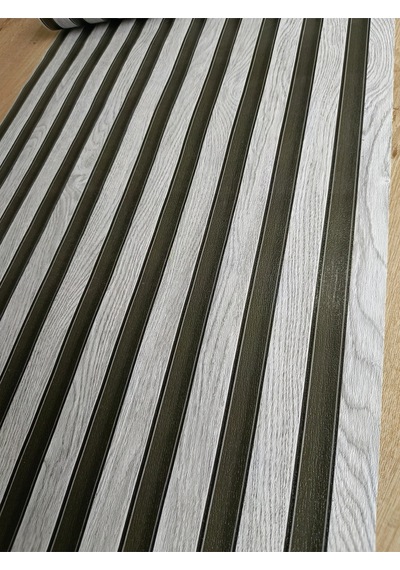 Duvar Çıtası Lambri Görünümlü 3d Hafif Kabartmalı Silinebilir Duvar Kağıdı 5 M² Diğer