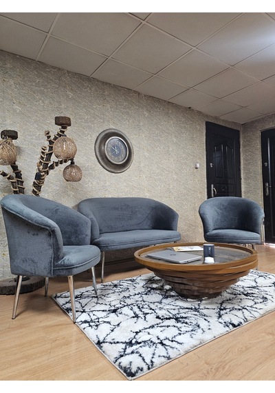 Zafir Teddy Takım Krom Kaplama Sivriltme Ayak Çay Seti Koltuk - Berjer , Balkon, Salon, Ofis Füme Zafir Teddy Takım Krom Kaplama Sivriltme Ayak Çay Seti Koltuk - Berjer , Balkon, Salon, Ofis Füme