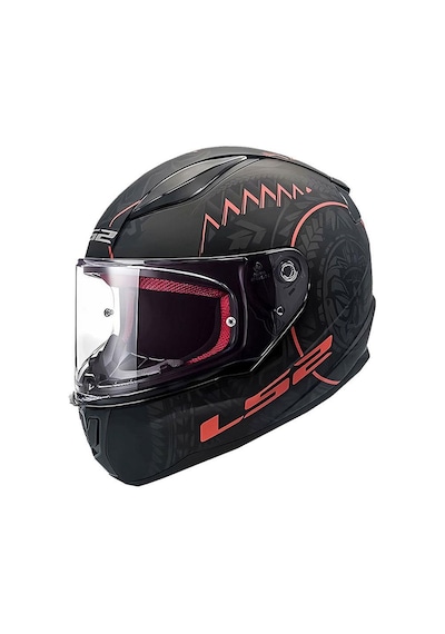 Ls2 Rapid Takaroa Full Face Motosiklet Kaskı 67069 Siyah Kırmızı