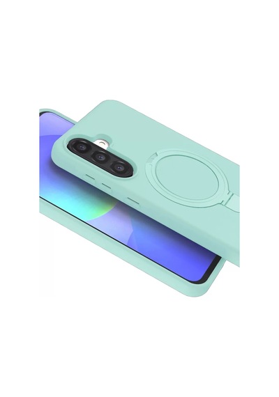Newface Samsung Galaxy A26 Regal Magsafe Standlı Kapak - Su Yeşili