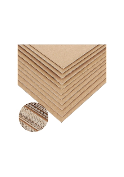 100X120Cm 3Mm Oluklu Mukavva Karton - Palet Ara Kartonu 50'Li Eco Business Paket