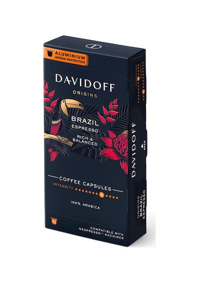 Davidoff Espresso Brazil 10lu Kapsül Kahve Nespresso Uyumludur