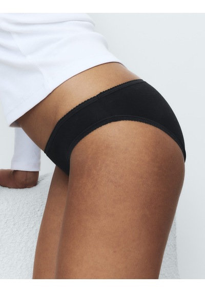 Marks & Spencer 5'li Cotton Lycra Bikini Külot Seti Siyah
